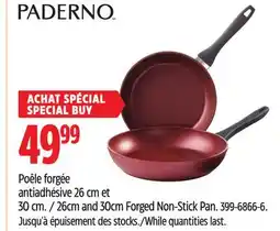 Canadian Tire Paderno 26cm and 30cm Forged Non-Stick Pan offer
