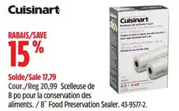 Canadian Tire Cuisinart 8˝ Food Preservation Sealer offer