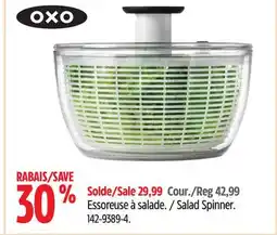Canadian Tire Oxo Salad Spinner offer
