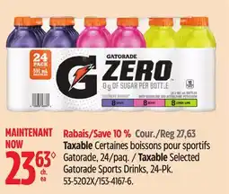 Canadian Tire Gatorade Taxable Selected Gatorade Sports Drinks offer