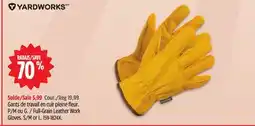 Canadian Tire Full-Grain Leather Work Gloves. S/M or L offer