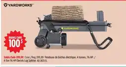 Canadian Tire 4-Ton 13⁄4 HP Electric Log Splitter offer