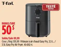 Canadian Tire T-fal 3.5L Easy Fry Air Fryer offer