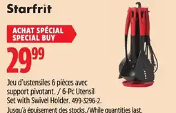 Canadian Tire Starfrit 6-Pc Utensil Set with Swivel Holder offer