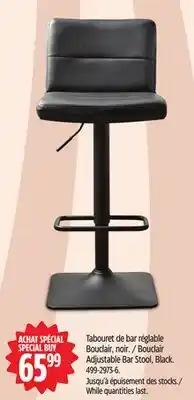 Canadian Tire Bouclair Adjustable Bar Stool, Black offer