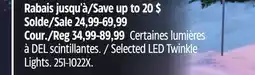 Canadian Tire Selected LED Twinkle Lights offer