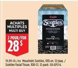 Canadian Tire Scotties Facial Tissue, 100-Ct offer