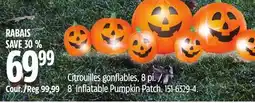 Canadian Tire 8´ Inflatable Pumpkin Patch offer