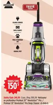 Canadian Tire Bissell ProHeat 2X Revolution Pro Deep Cleaner offer