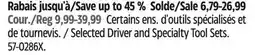 Canadian Tire Mastercraft Selected Driver and Specialty Tool Sets offer