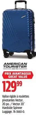 Canadian Tire American Tourister Vector 20˝ Hardside Spinner Luggage offer