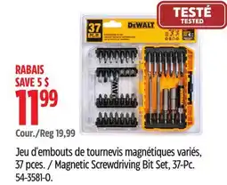 Canadian Tire Magnetic Screwdriving Bit Set, 37-Pc offer