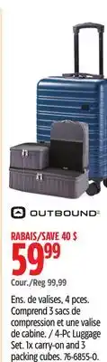 Canadian Tire Outbound 4-Pc Luggage Set offer