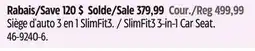 Canadian Tire Graco SlimFit3 3-in-1 Car Seat offer