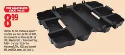 Canadian Tire Tote Insert Tray. Add in the tray: fits in the Mastercraft 70L, 102L and domed 88L and 120L totes offer