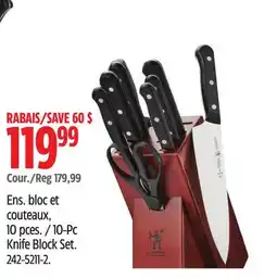 Canadian Tire 10-Pc Knife Block Set offer