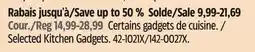 Canadian Tire Selected Kitchen Gadgets offer