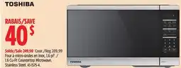 Canadian Tire Toshiba 1.6 Cu-Ft Countertop Microwave offer