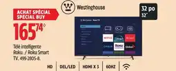 Canadian Tire Roku Smart TV offer