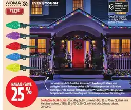 Canadian Tire NOMA LEDs, 35 or 70-Ct. C9, C6, mini and icicle offer