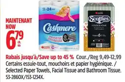 Canadian Tire Cashmere Selected Paper Towels, Facial Tissue and Bathroom Tissue offer