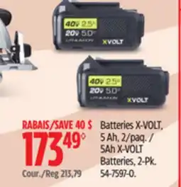 Canadian Tire Batteries X-VOLT 5 Ah offer