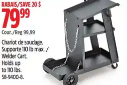 Canadian Tire Mastercraft Welder Cart offer