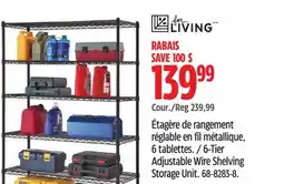Canadian Tire Type A 6-Tier Adjustable Wire Shelving Storage Unit offer