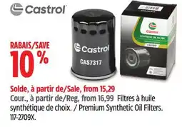 Canadian Tire Castrol Premium Synthetic Oil Filters offer