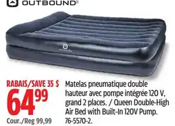 Canadian Tire Queen Double-High Air Bed with Built-In 120V Pump. 76-5570-2 offer