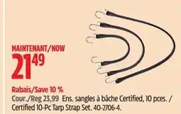Canadian Tire Certified 10-Pc Tarp Strap Set offer