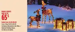 Canadian Tire canvas Selected Holiday Decor offer