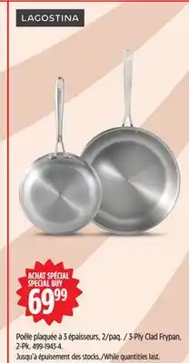 Canadian Tire Lagostina 3-Ply Clad Frypan offer