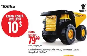 Canadian Tire Tonka Steel Classics Dump Truck offer