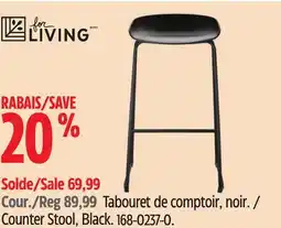Canadian Tire For Living Counter Stool, Black offer