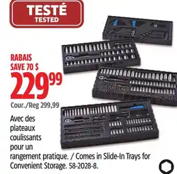 Canadian Tire Mastercraft Comes in Slide-In Trays for Convenient Storage offer