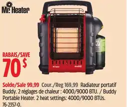 Canadian Tire MR Heater Buddy Portable Heater offer