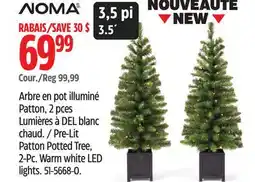 Canadian Tire NOMA Pre-Lit Patton Potted Tree offer