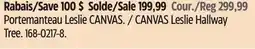 Canadian Tire CANVAS Leslie Hallway Tree offer