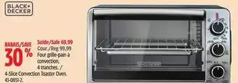 Canadian Tire BLACK+DECKER 4-Slice Convection Toaster Oven offer
