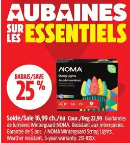 Canadian Tire NOMA Winterguard String Lights offer