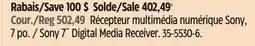 Canadian Tire Sony 7˝ Digital Media Receiver offer