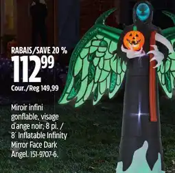 Canadian Tire For Living 8´ Inflatable Infinity Mirror Face Dark Angel offer