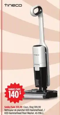 Canadian Tire Tineco H2O Hammerhead Floor Washer offer