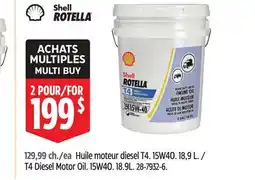 Canadian Tire T4 Diesel Motor Oil offer