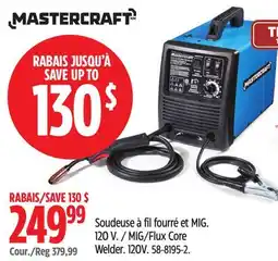Canadian Tire Mastercraft MIG/Flux Core Welder offer