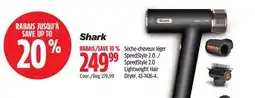 Canadian Tire Shark SpeedStyle 2.0 Lightweight Hair Dryer offer