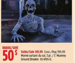 Canadian Tire 3´ Mummy Ground Breaker offer