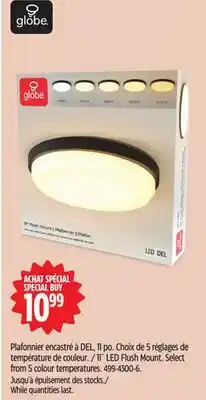 Canadian Tire Globe Select from 5 colour temperatures offer