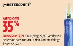 Canadian Tire Mastercraft Non-Contact Voltage Tester offer